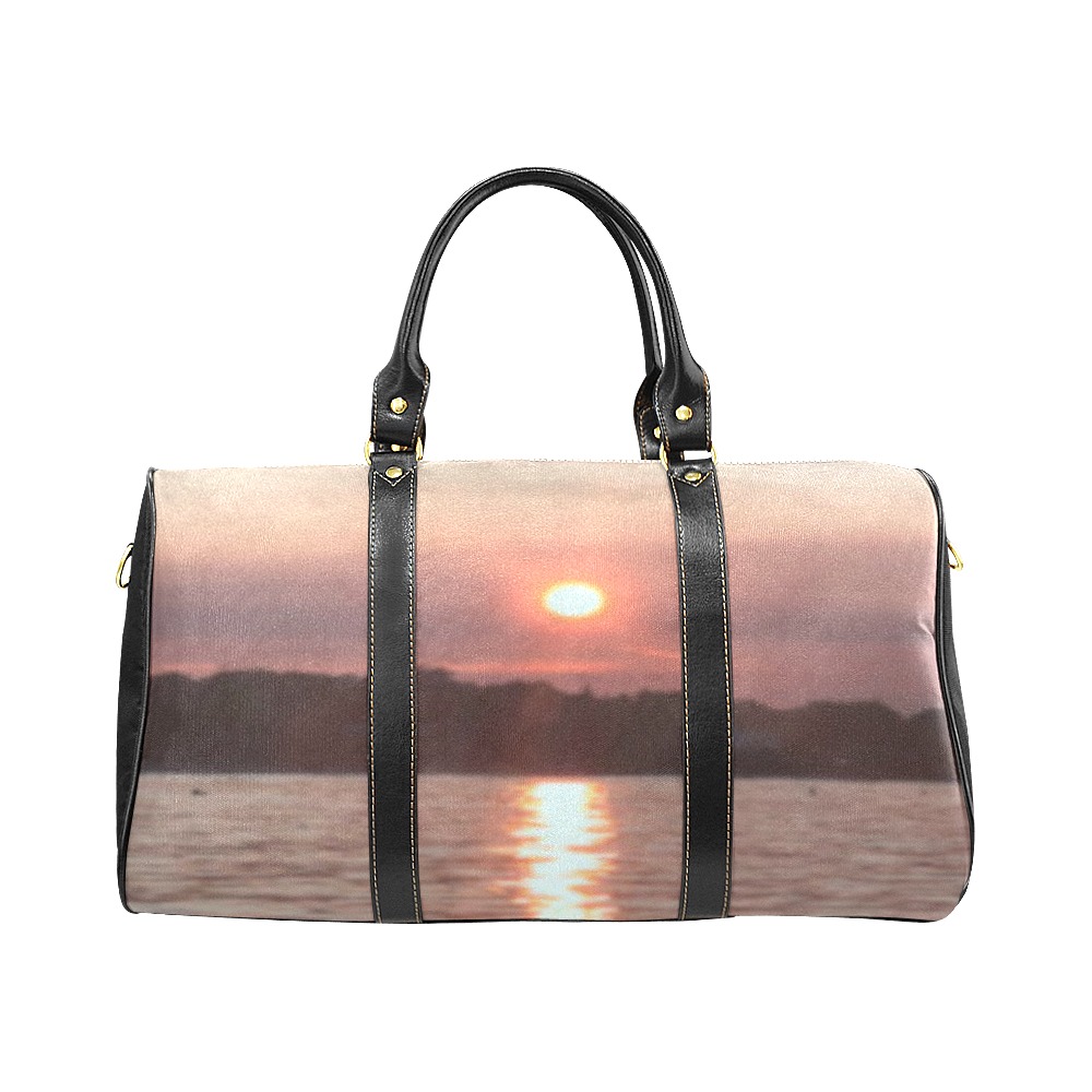 Glazed Sunset Collection New Waterproof Travel Bag/Large (Model 1639)