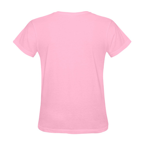EMMANUEL DON'T DO IT! SUNNY WOMEN'S T-SHIRT PINK Sunny Women's T-shirt (Model T05)