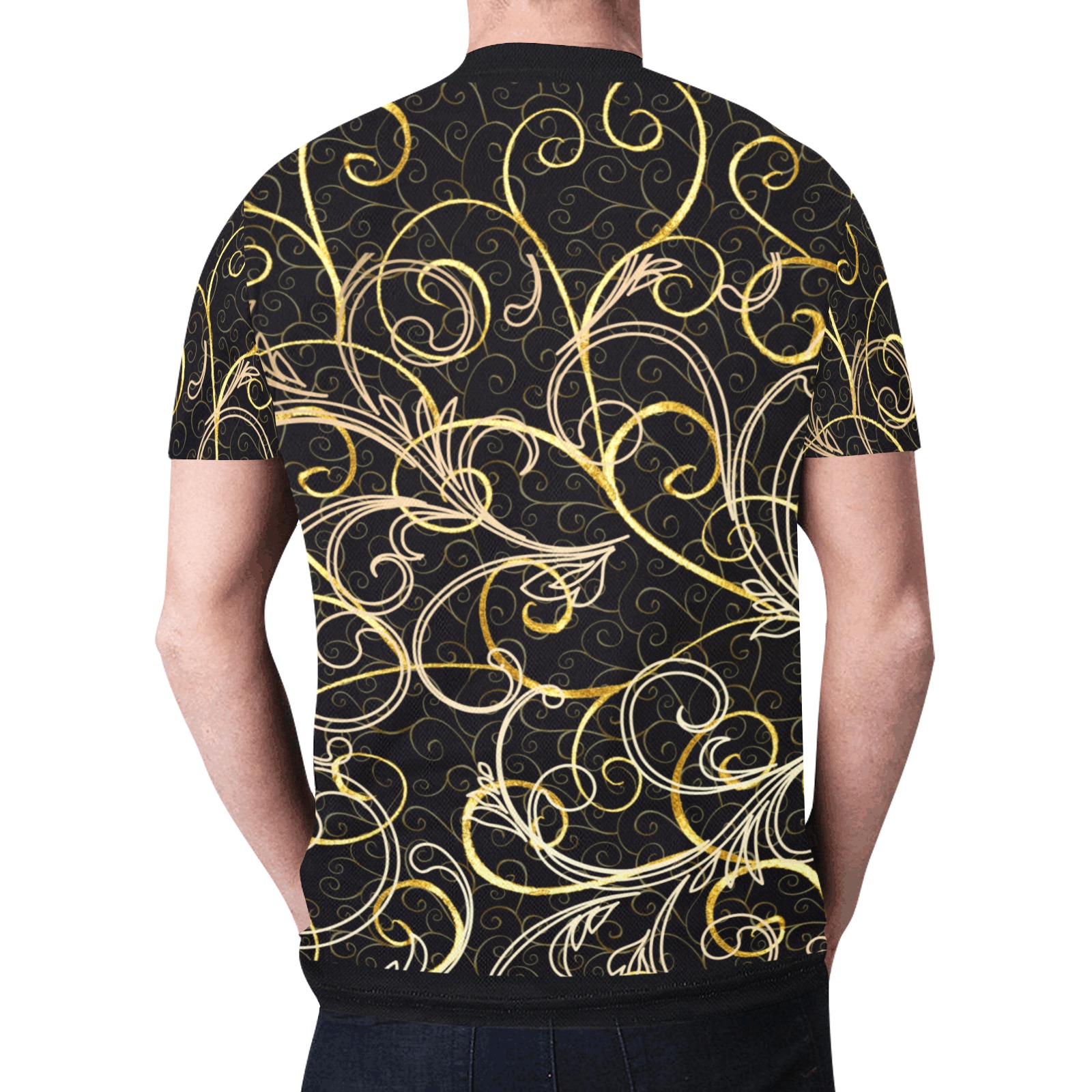 cloth design New All Over Print T-shirt for Men (Model T45)