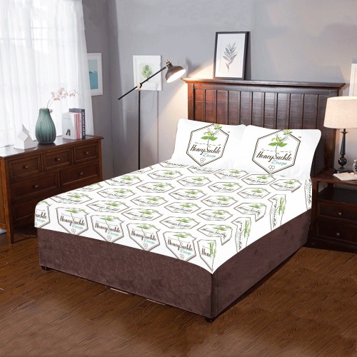 HoneySuckle Design 3-Piece Bedding Set
