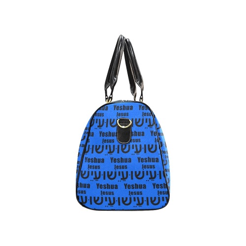 Yeshua Large Tote bright blue New Waterproof Travel Bag/Large (Model 1639)