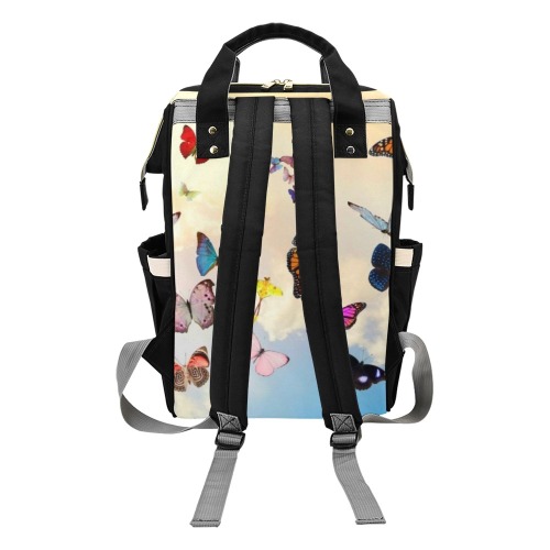 BUTTERFLY DIAPERBAG Multi-Function Diaper Backpack/Diaper Bag (Model 1688)