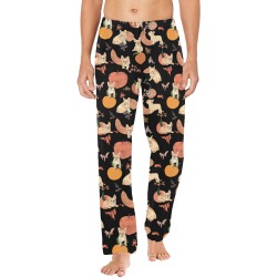 Puppies in the peaches B-01 Men's Pajama Trousers