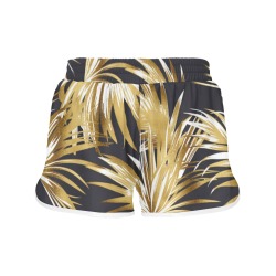 Golden palms III Women's Sports Shorts (Model L61)