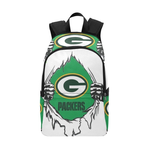 Green-Bay Packers Fabric Backpack for Adult (Model 1659)