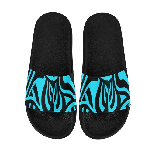 aaa black lbb Women's Slide Sandals (Model 057)