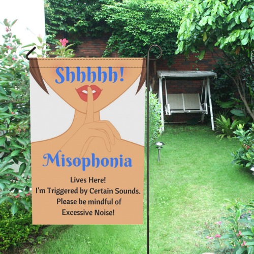 Misophonia 10 Garden Flag 12‘’x18‘’(Twin Sides)