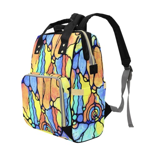 NEURO ART 6 Multi-Function Diaper Backpack/Diaper Bag (Model 1688)