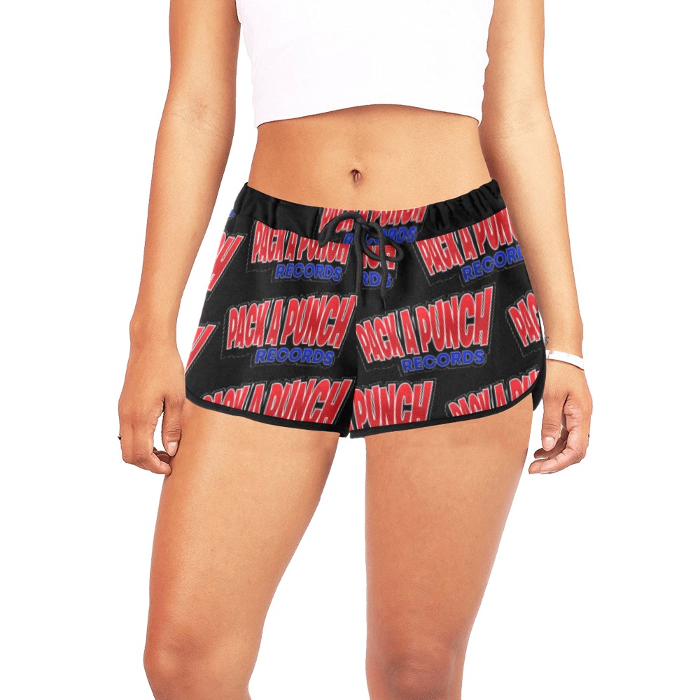 Bee Badd Pack a Punch Women's All Over Print Relaxed Shorts (Model L19)