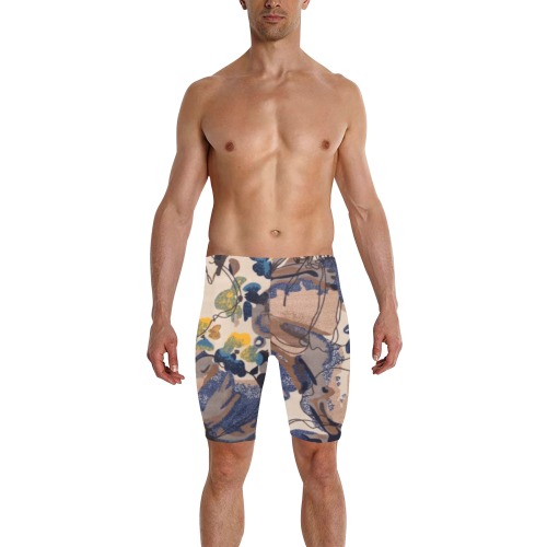 bb 121mmn Men's Knee Length Swimming Trunks (Model L58)