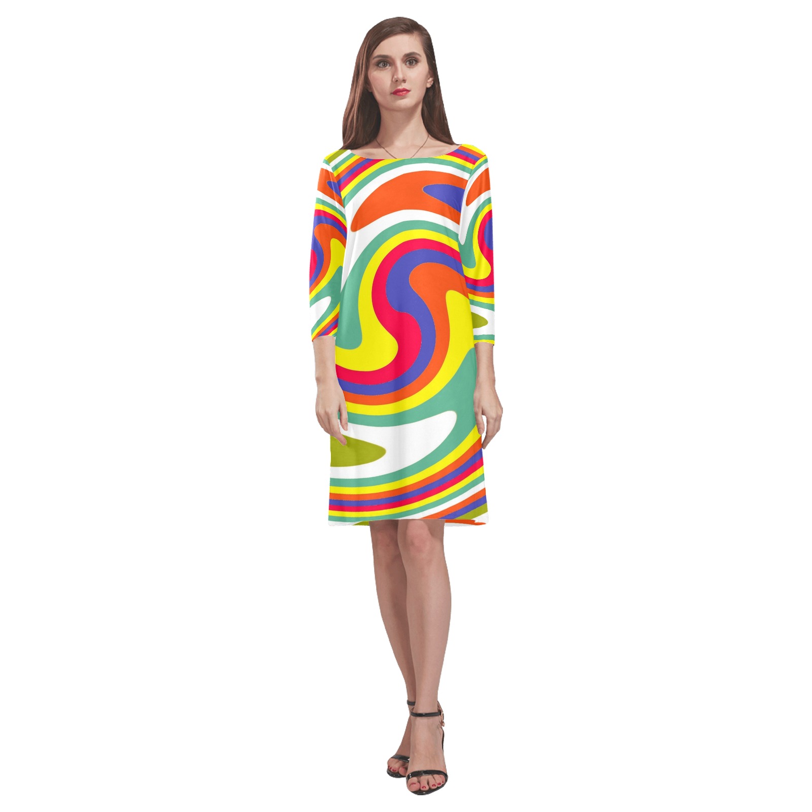 PATTERN-562 Rhea Loose Round Neck Dress(Model D22)