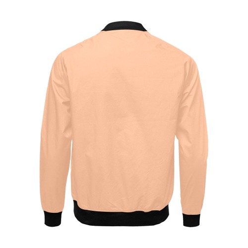 Peach Fuzz 2024 All Over Print Bomber Jacket for Men (Model H19)
