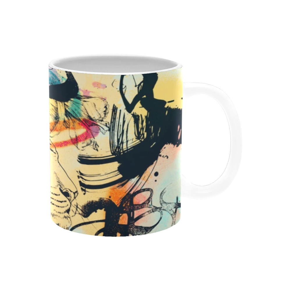 Graffiti-colorful White Mug(11OZ)