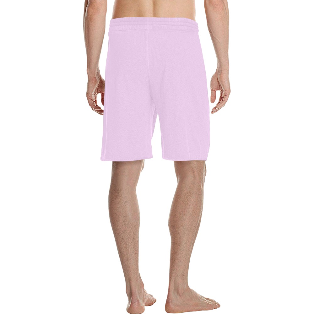 pink Men's All Over Print Casual Shorts (Model L23)