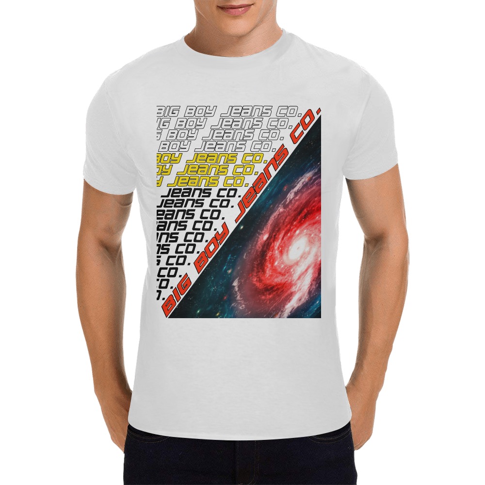 Big Boy Galaxy Men's T-Shirt in USA Size (Front Printing Only)