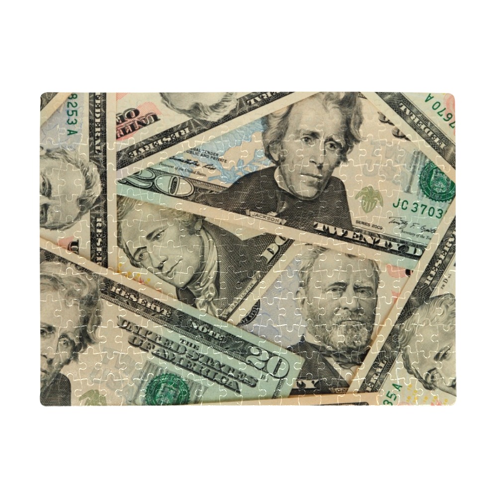 US PAPER CURRENCY A3 Size Jigsaw Puzzle (Set of 252 Pieces)