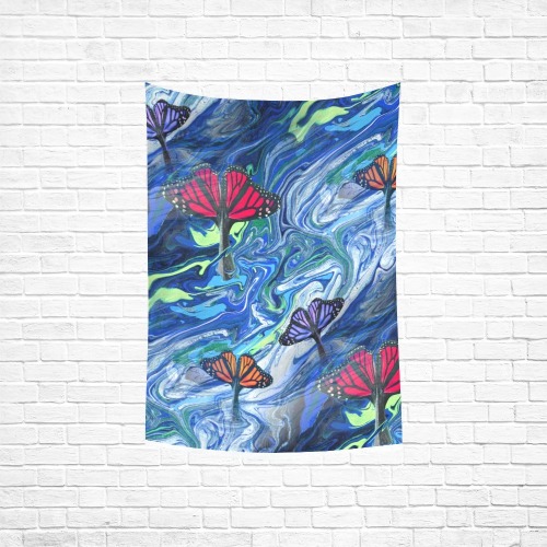 deepdive5000x5000 Cotton Linen Wall Tapestry 40"x 60"