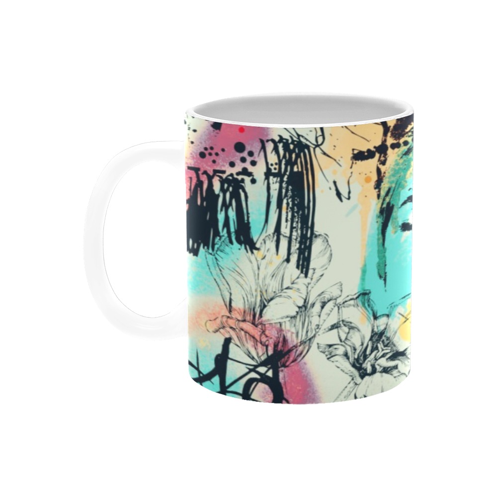 Graffiti-colorful White Mug(11OZ)