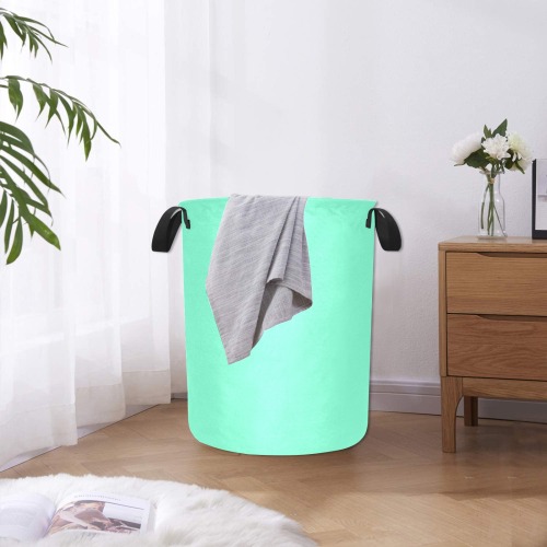 color aquamarine Laundry Bag (Large)