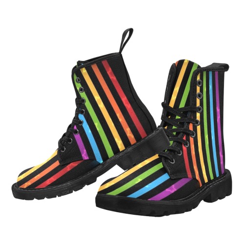 Pride 2022 by Nico Bielow Martin Boots for Men (Black) (Model 1203H)