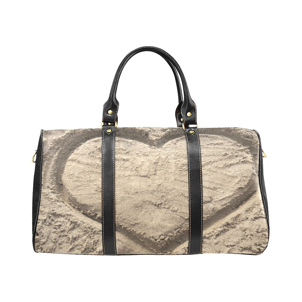 Love in the Sand Collection New Waterproof Travel Bag/Large (Model 1639)