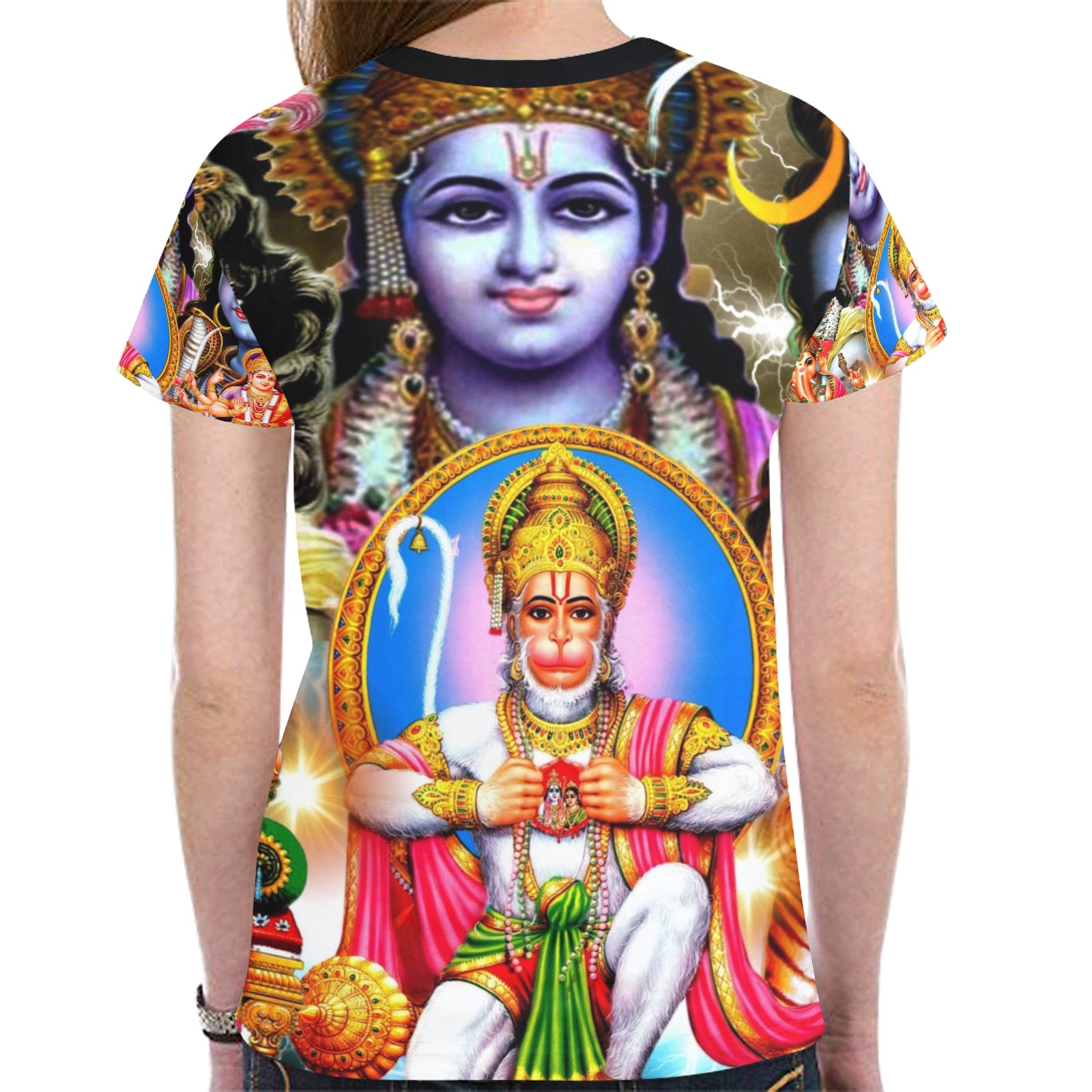 HINDUISM New All Over Print T-shirt for Women (Model T45)