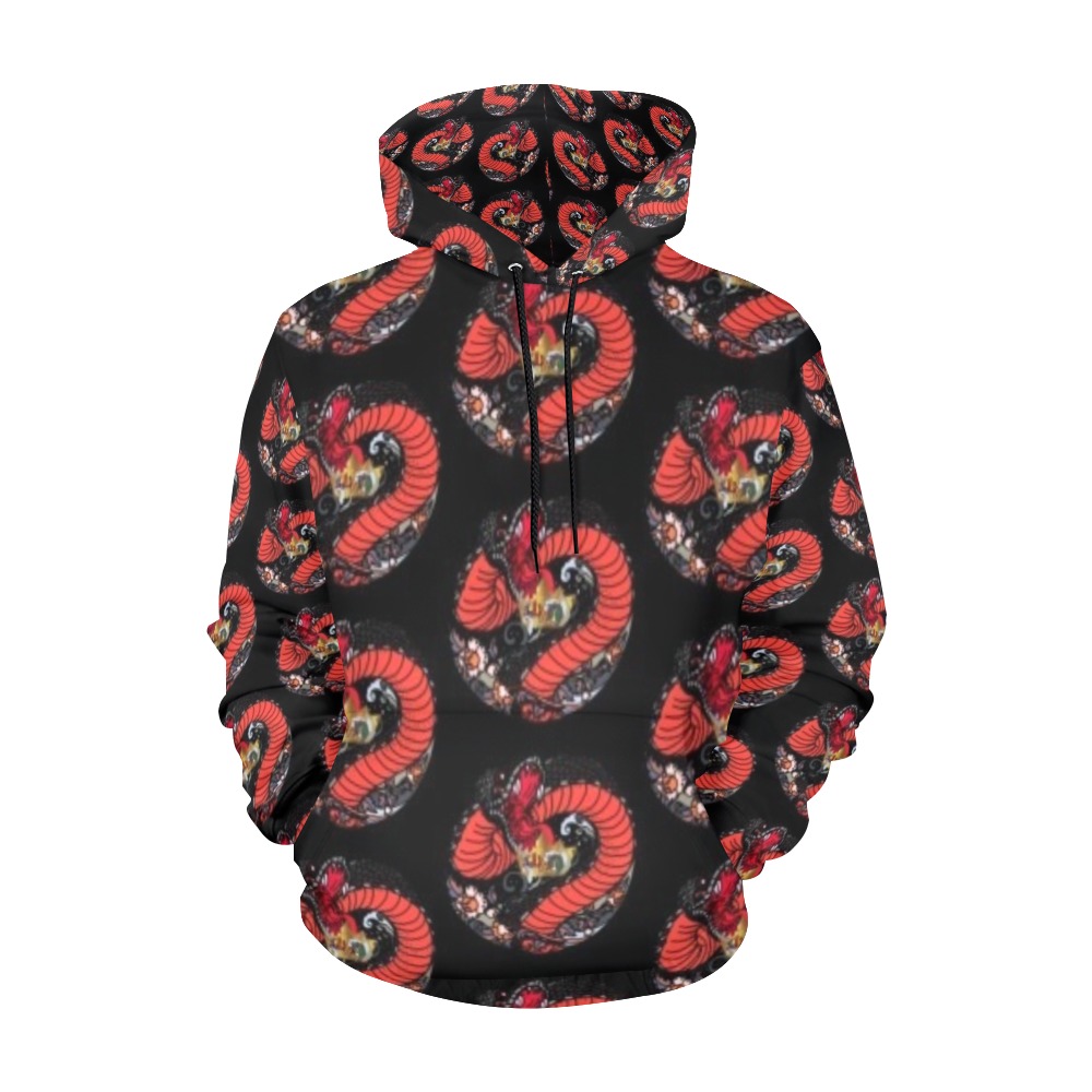 GuapoGear All Over Print Hoodie for Men (USA Size) (Model H13)