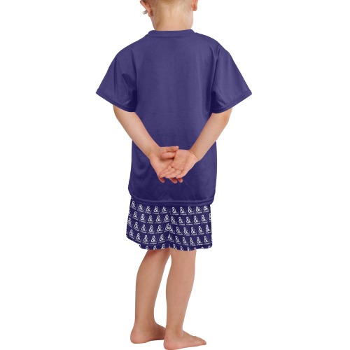 little girls blue Little Girls' Short Pajama Set