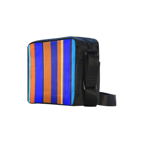 Abstract Blue And Orange 930 Classic Cross-body Nylon Bags (Model 1632)