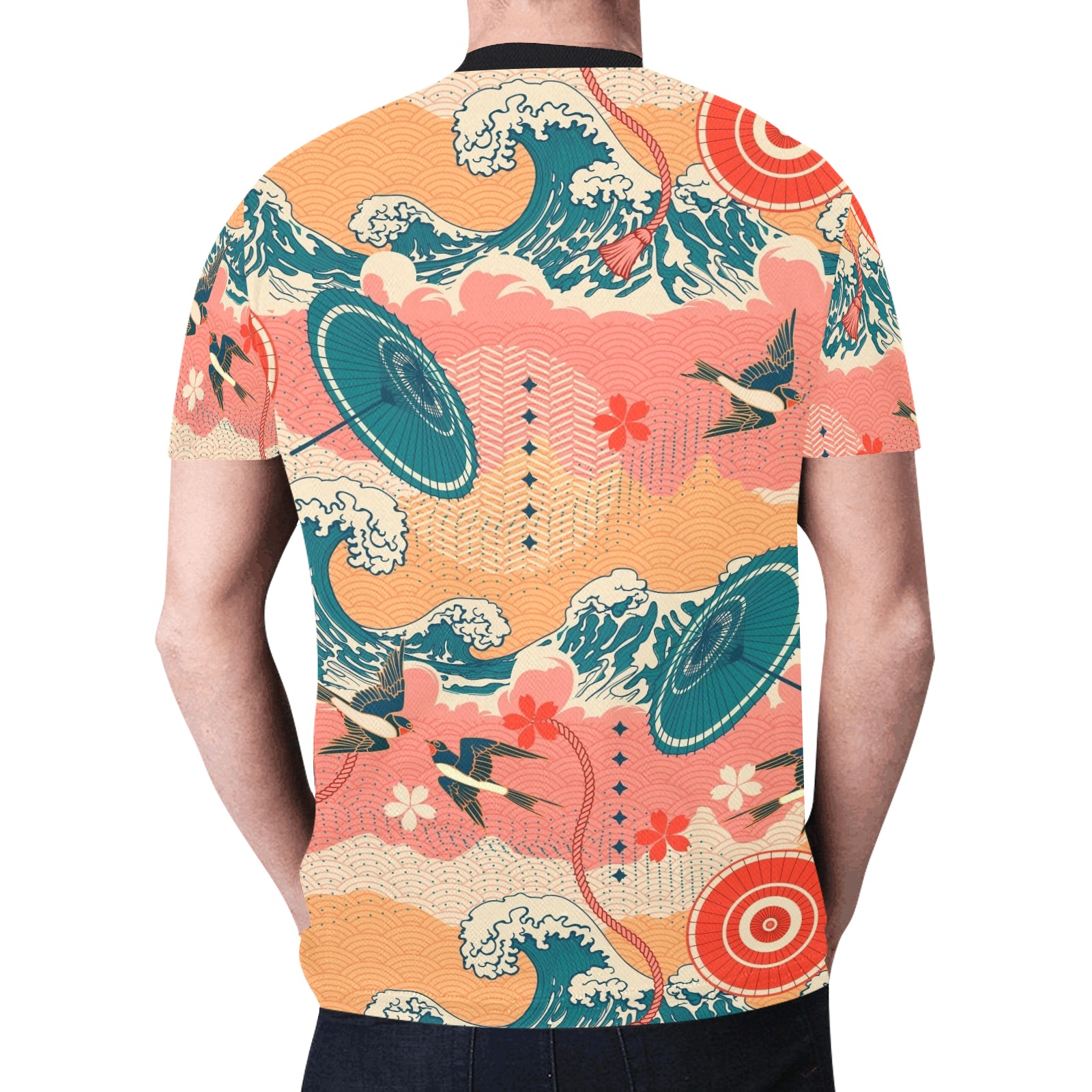 sparrow 3 New All Over Print T-shirt for Men (Model T45)