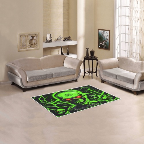 toxic zombie biohazard Rug Area Rug 2'7"x 1'8‘’