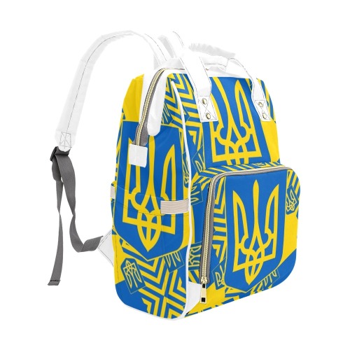 UKRAINE 2 Multi-Function Diaper Backpack/Diaper Bag (Model 1688)