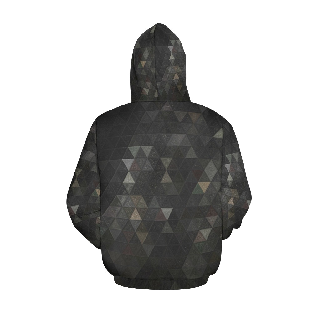 mosaic triangle 26 All Over Print Hoodie for Women (USA Size) (Model H13)