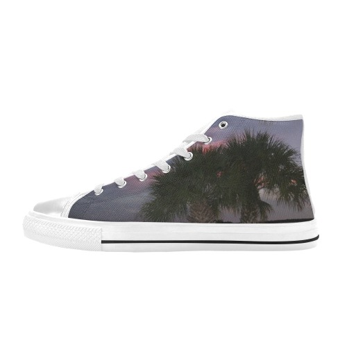IMG_3011 Men’s Classic High Top Canvas Shoes (Model 017)