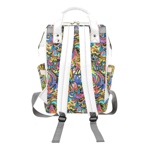 Mariana Trench Multi-Function Diaper Backpack/Diaper Bag (Model 1688)