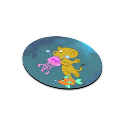 Ferald's Swim Round Mousepad