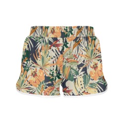 LEAF NATURE TROPICAL SPNP1 Women's Sports Shorts (Model L61)
