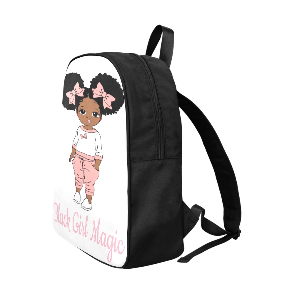 Black Girl Magic bookbag Fabric School Backpack (Model 1682) (Large)