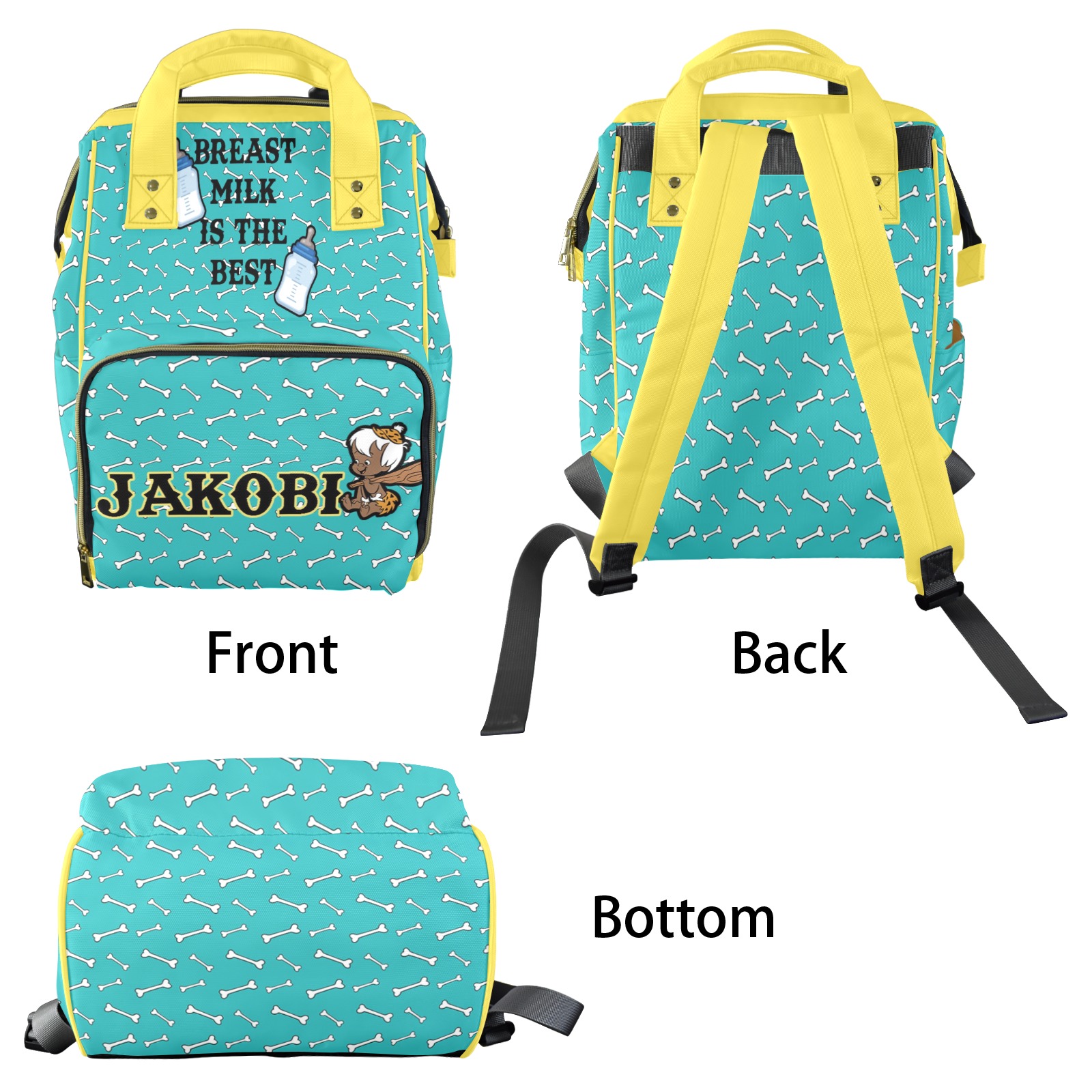 jAKOBI Multi-Function Diaper Bag-New (Model 1688)