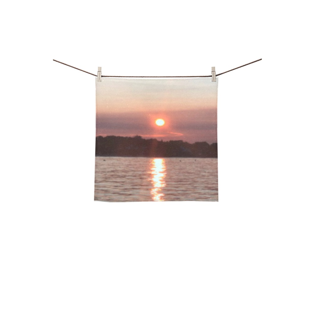 Glazed Sunset Collection Square Towel 13“x13”