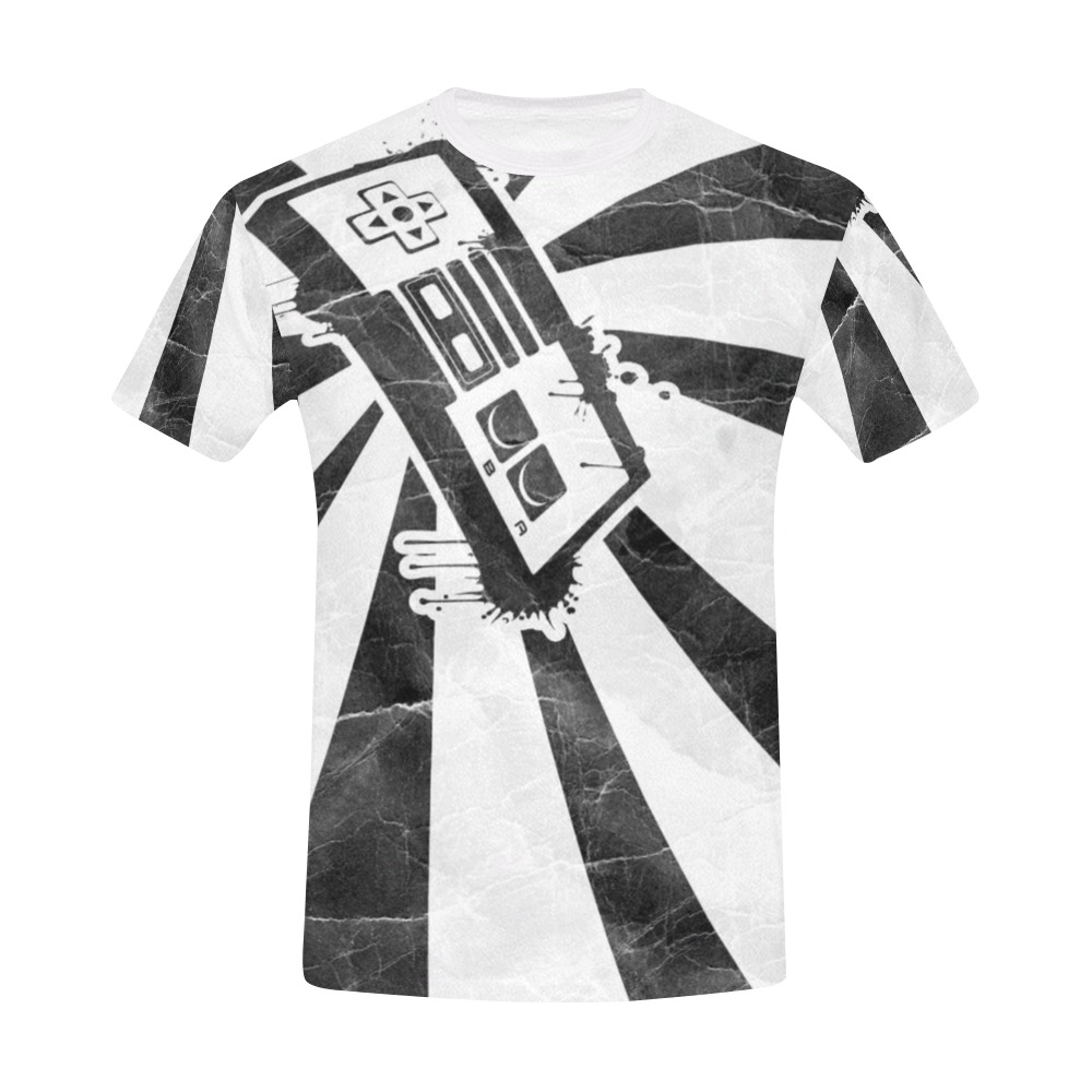 RR BURNOUT Gamer Stack All Over Print T-Shirt for Men (USA Size) (Model T40)