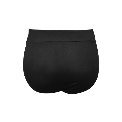Black High-Waisted Bikini Bottom (Model S21)
