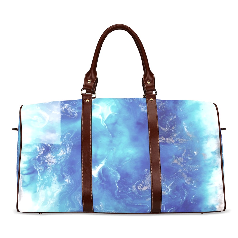Encre Bleu Photo Waterproof Travel Bag/Large (Model 1639)