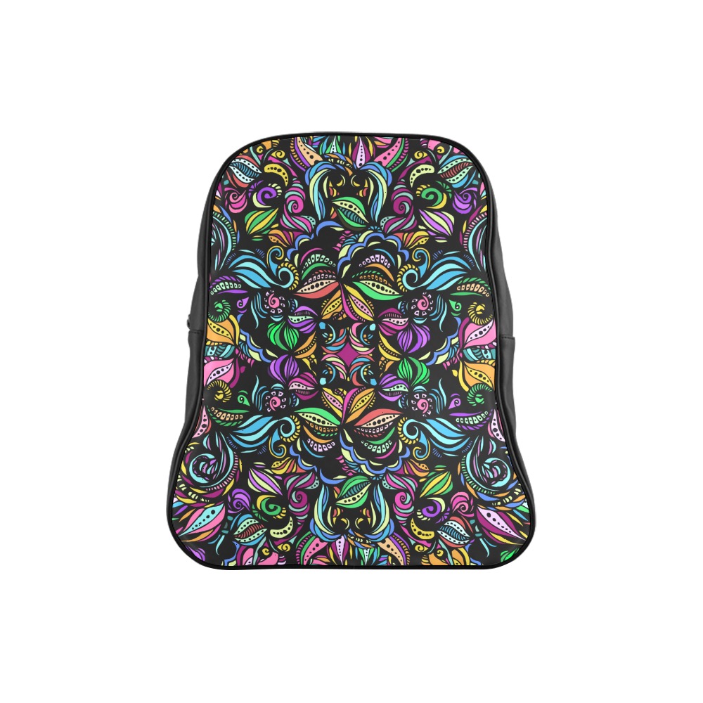 Whimsical Blooms School Backpack/Large (Model 1601)