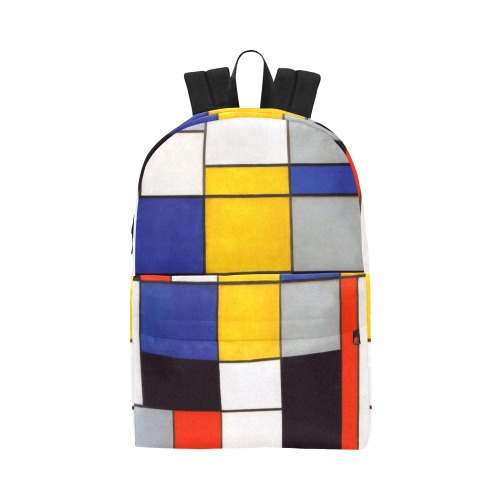 Composition A by Piet Mondrian Unisex Classic Backpack (Model 1673)
