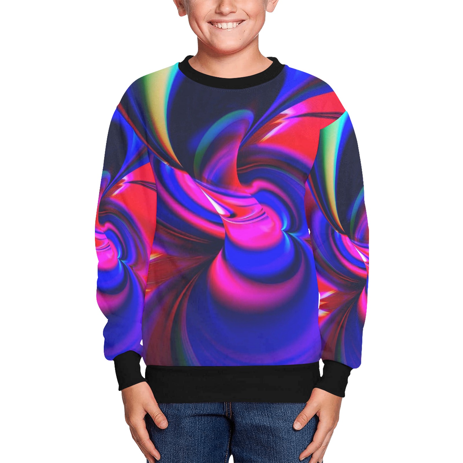 lava dance Kids' All Over Print Sweatshirt (Model H37)