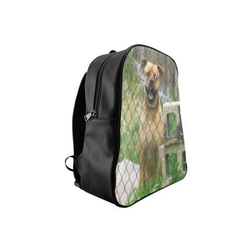 A Smiling Dog School Backpack (Model 1601)(Small)