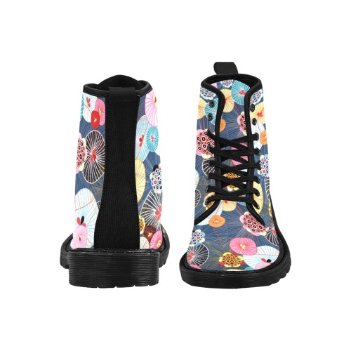 beautiful colorful abstract pattern.jpg Martin Boots for Men (Black) (Model 1203H)