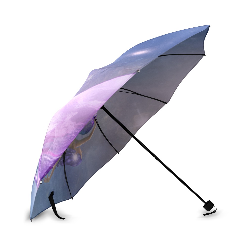 Ô Dancing Before a Pink Moon Foldable Umbrella (Model U01)