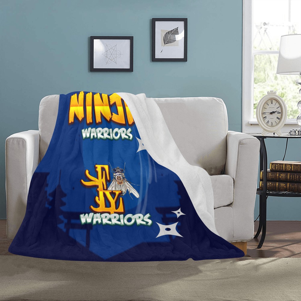 NiNJA WARRIORS Collectable Fly Ultra-Soft Micro Fleece Blanket 50"x60"